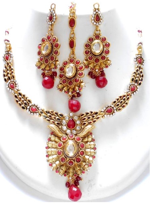 Polki Necklace Set